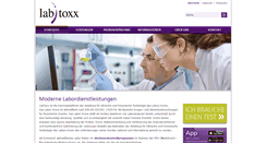 Desktop Screenshot of labtoxx.com